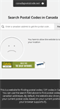 Mobile Screenshot of canadapostalcode.net
